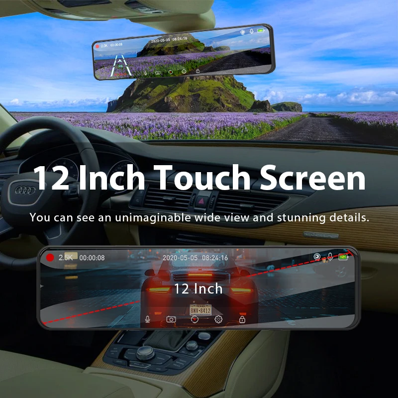 E-ACE  DVR  Ʈ ̵ Ĺ , 12 ̷, 2K Ʈ   ڴ, ڵ  , 1080P Ĺ ī޶