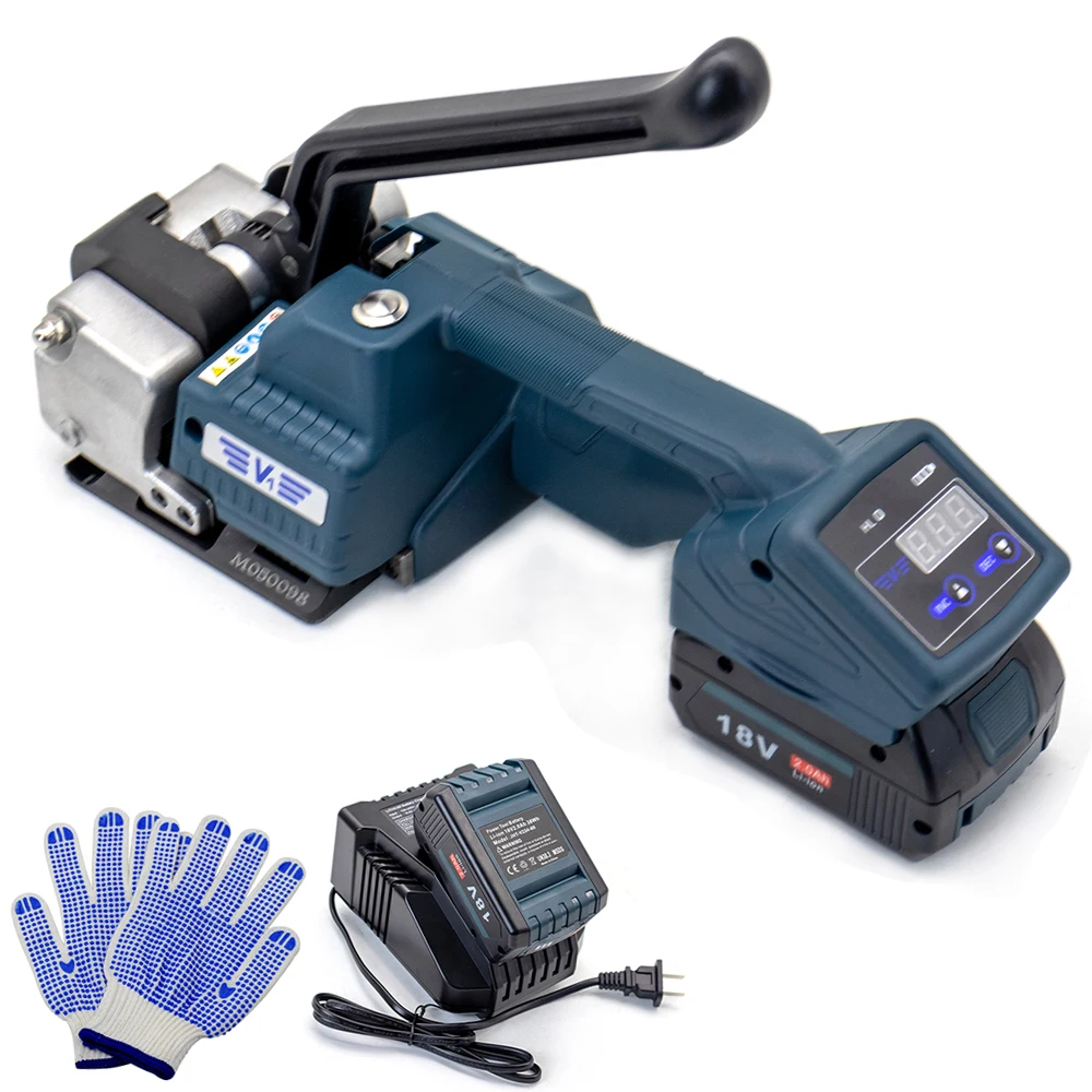 Avvolgitrice Elettrica Portatile 13-16Mm Pp Pet Strap V1 Reggiatrice Strumenti Di Imballaggio Per Scatola Di Cartone