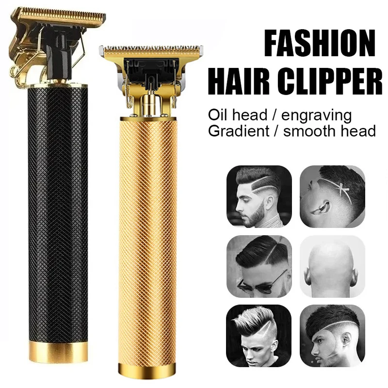 USB Fast Charging Hair Cutting Machine T9 Vintage Hair Trimmer Electric Hair Clipper Portable Shaver Barber Professional Barber