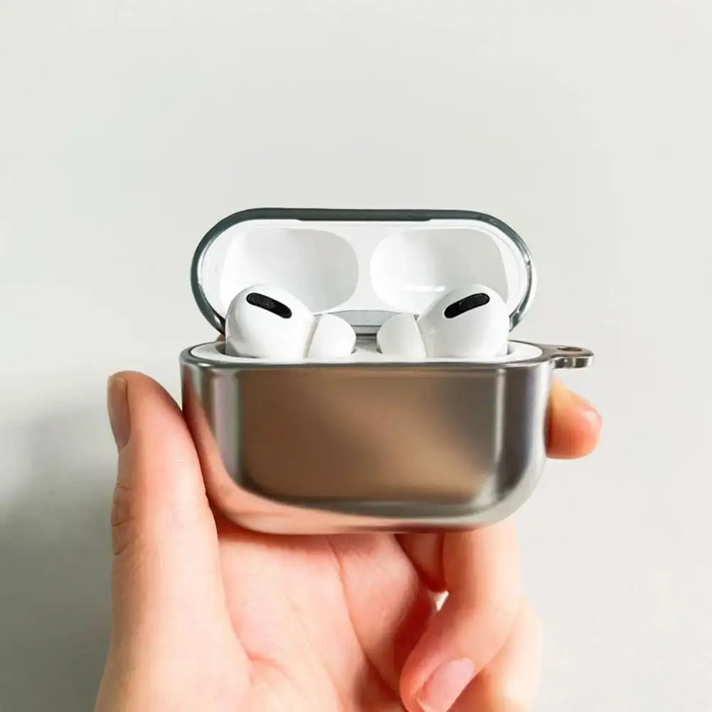 Silver Electroplating Earphone Case with Keychain Box