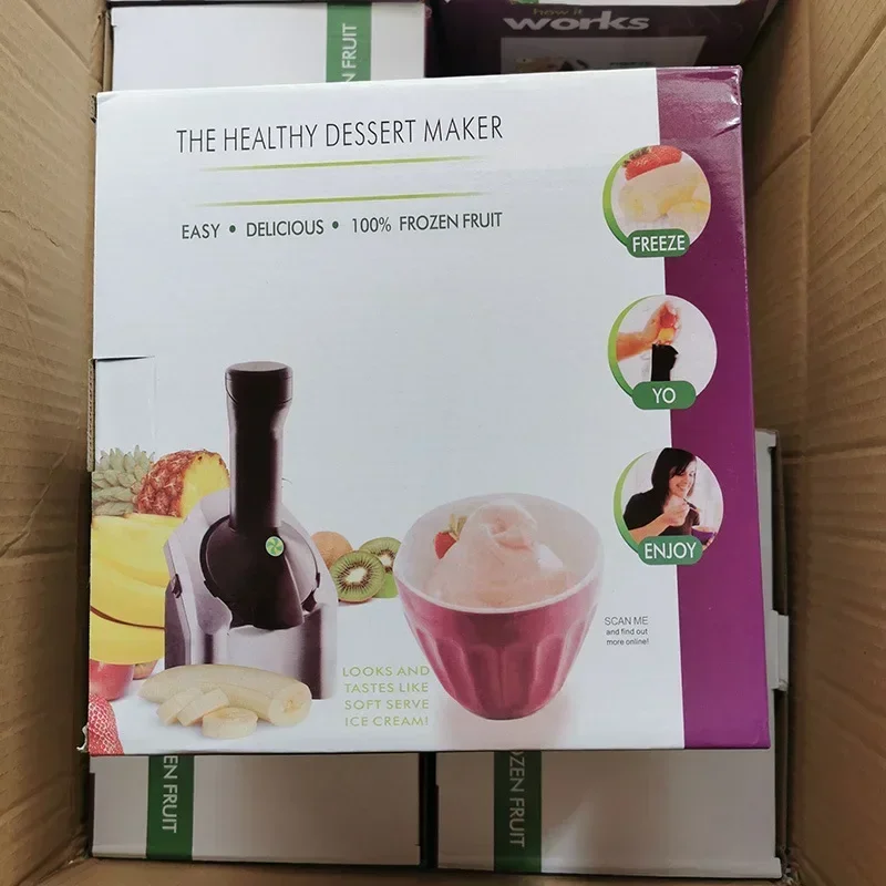 Description Picture 3 of itemAutomatic Ice Cream Maker Electric Frozen Fruit Dessert Icecream Pressing Machine Frozen Yogurt Milkshake Squeezer