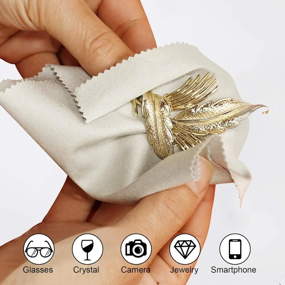 "12 Pack Microfiber Cloths in Assorted Colors - 6x7 Inches, Ideal for Eyeglasses and Smartphone Cleaning"