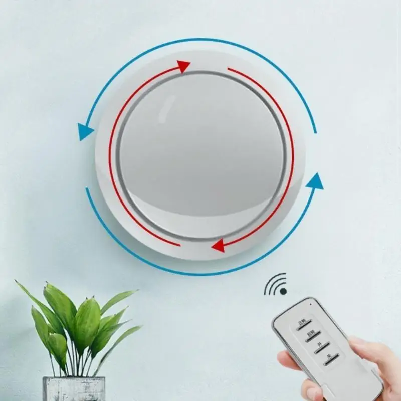 P8DA Low Noise Ventilation Fan Window Ceiling Wall Mounted Vent Fan Reversible Exhaust with Remote Control Easy to Use