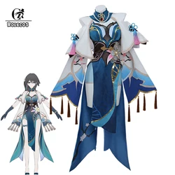 ROLECOS Game Honkai: Star Rail Ruan Mei Cosplay Costume Women Dress Uniform RuanMei Sexy Party Costume Halloween