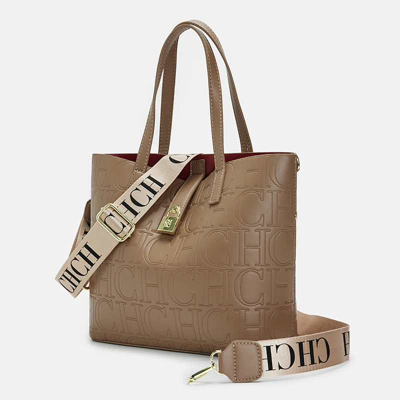 حقيبة كتف كلاسيكية ذات سعة كبيرة من العلامة التجار...