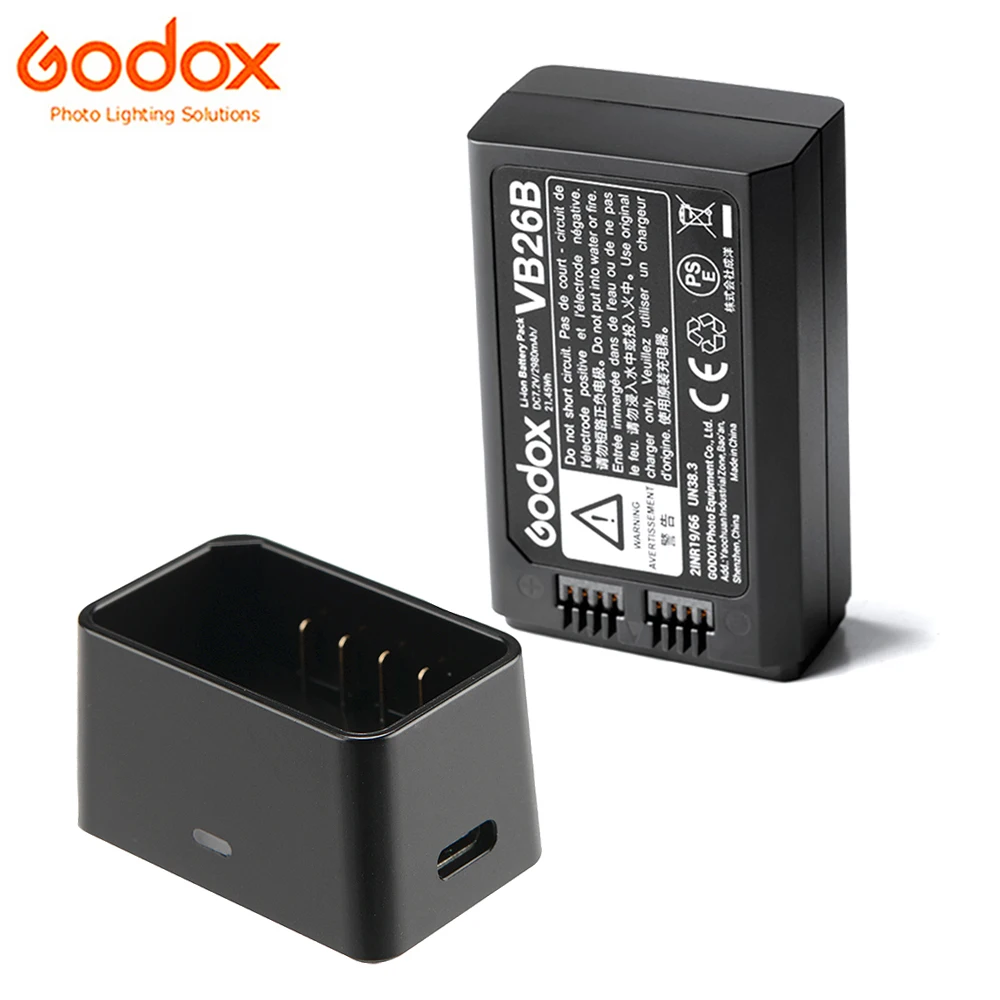 Sạc Godox VC26 cho đèn V1 - Thanh Mai Store