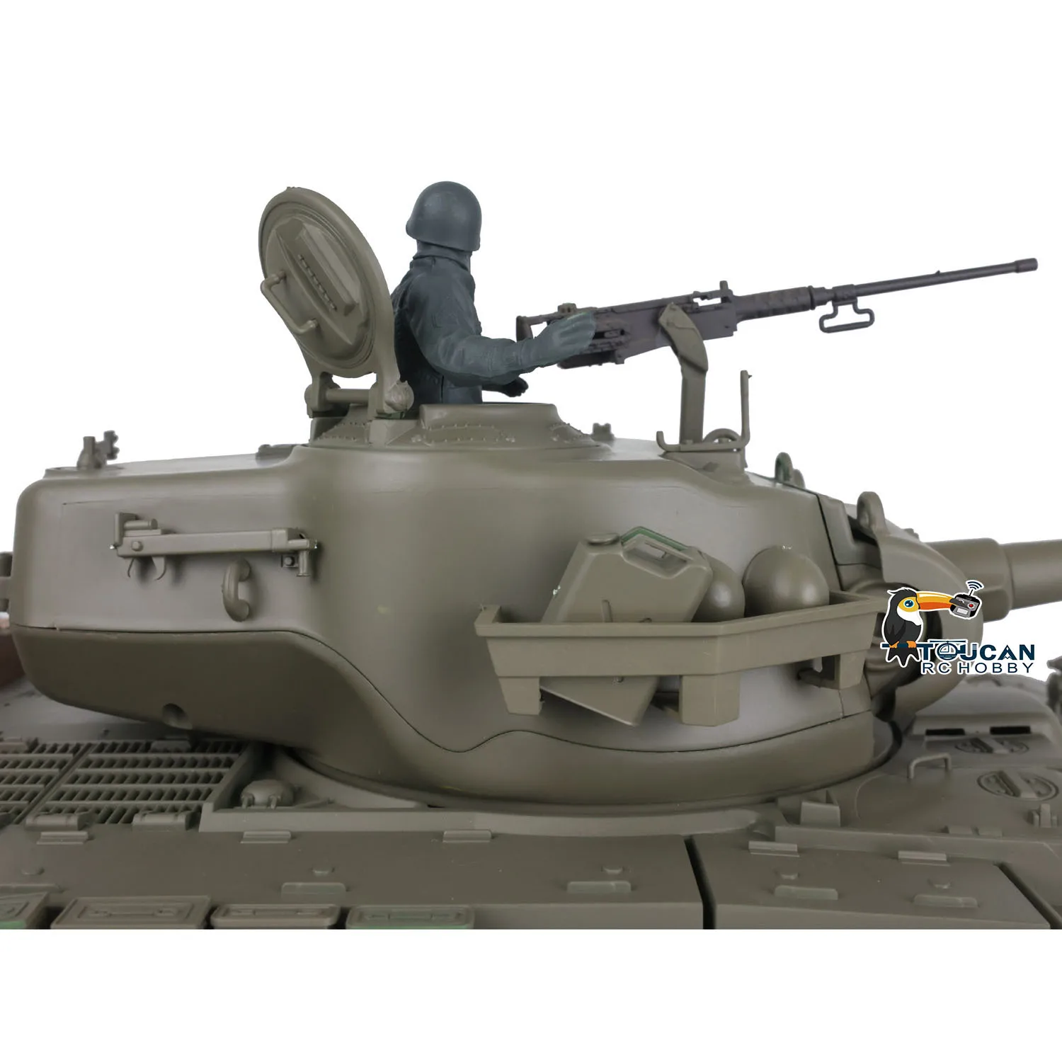 Heng Long 1/16 7.0 Plastic Ver M26 Pershing Walker Bulldog Panther V RTR Military RC Tank Toys Toucan 3838 Model TH17301 3