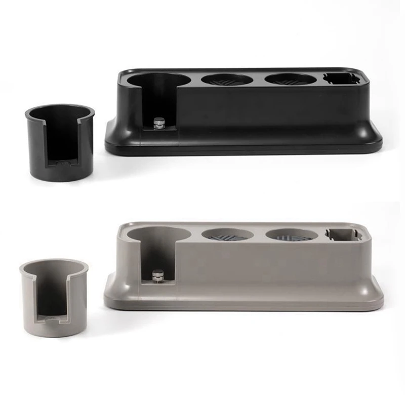 

Coffee Tamper Holder Rack Portafilter Stand Espresso Distributor Mat Rack 51/53/58Mm Coffee Maker Tool Accessories Gray