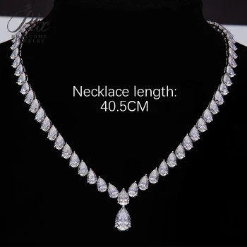 Hip-Hop Tennis Necklace Moissanite Solid 925 Sterling Silver  With GRA D Color for Woman Men Party Anniversary Wedding Jewelry 1