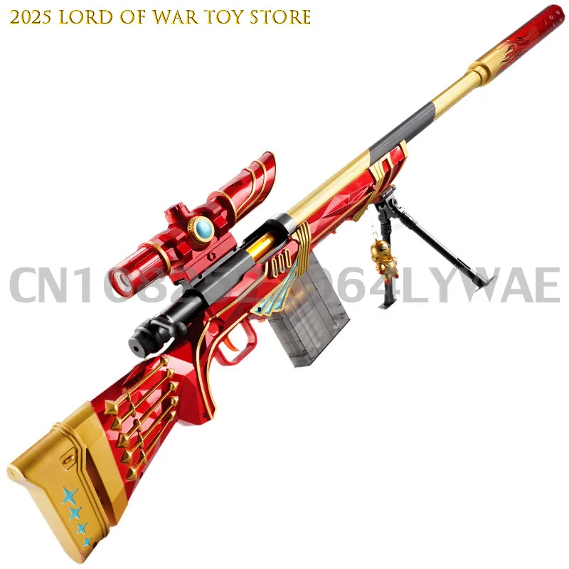 Star Faith M24 Shell Throwing Soft Bullet Gun 92cm Manual Up Rotation Pulling Bolt with 15x Magnifier Toy Guns Christmas Gift 6