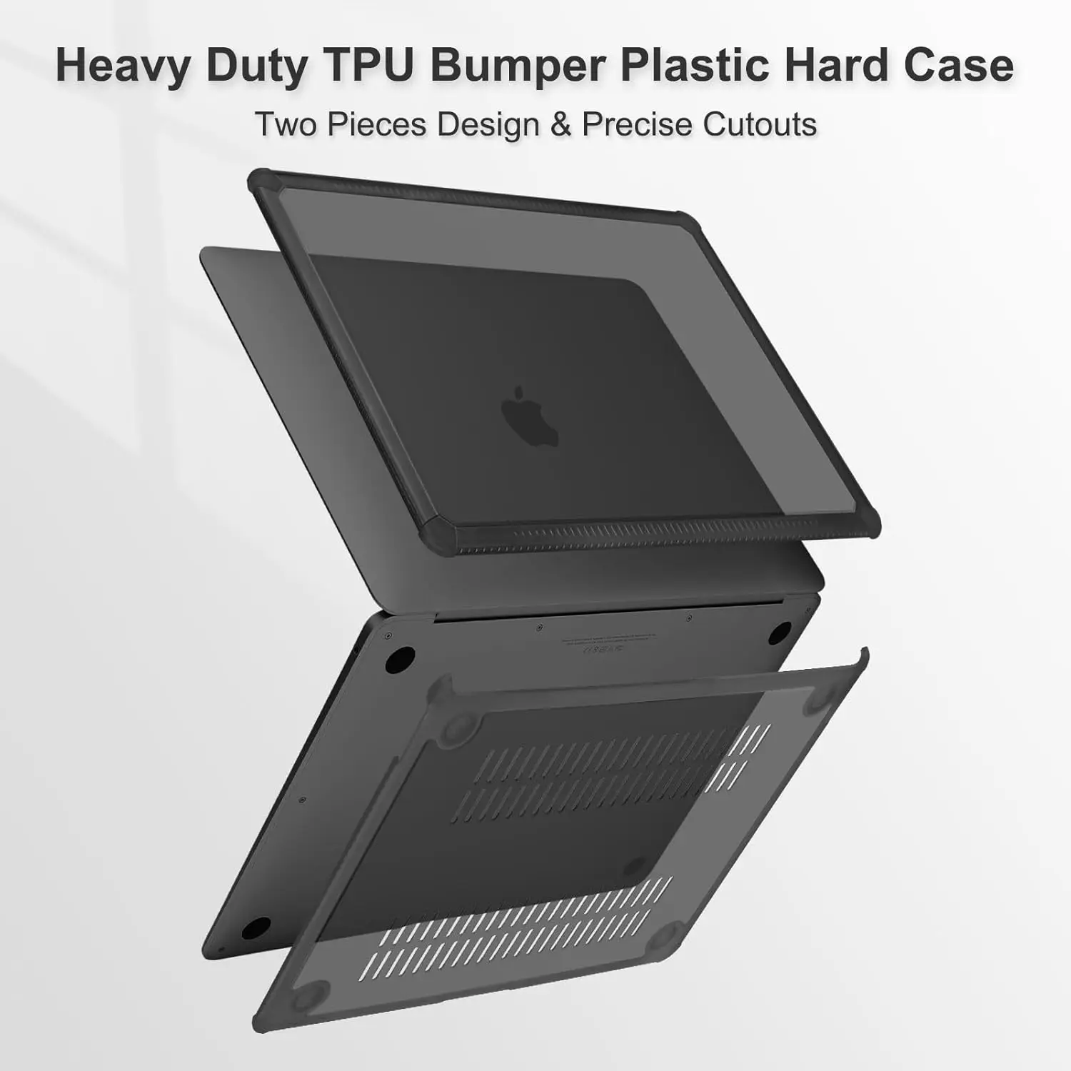 Fintie Case For MacBook Pro 14 Inch A2992 A2918 A2779 A2442 (2023 2022 2021 Release) - Heavy Duty Rugged Hard Shell Case Cover With TPU Bumper For MacBook Pro 14" M3/M2/M1 Pro/Max - View #7