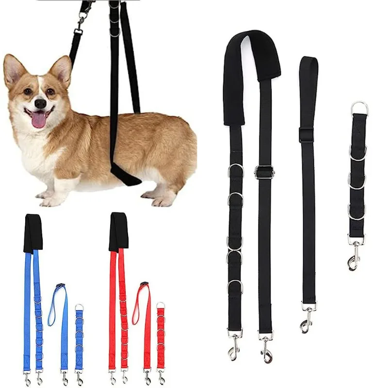 

Pet Beauty Rope Three-Piece Set Dog Hand Holding Rope Back Scrubber Belly Contracting Wash Cut Blow Bath Supplies