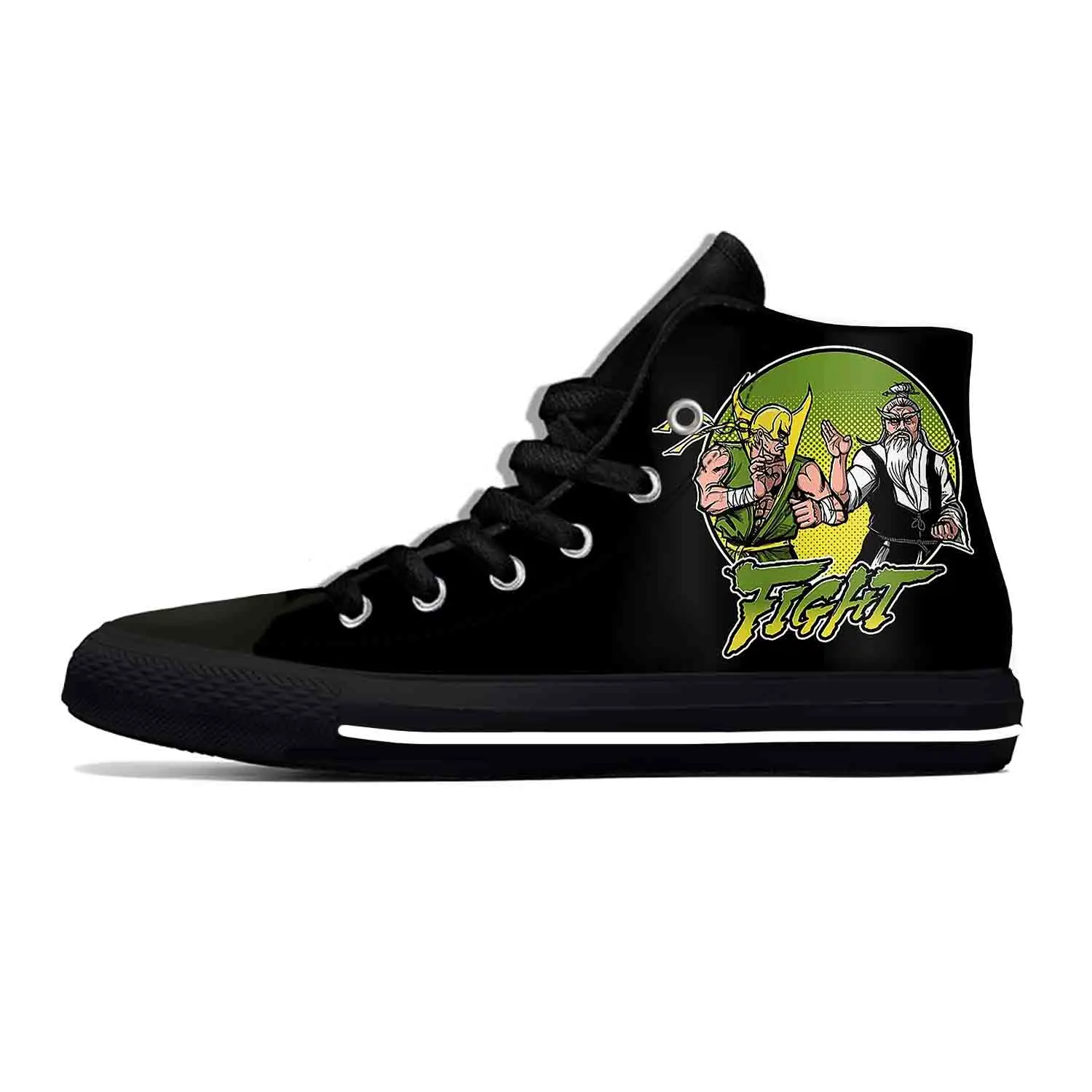 Hot Kill Bill Pai Mei White Lotus Kung Fu Academy Casual Cloth Shoes High Top Lightweight Breathable 3D Print Men Women Sneakers