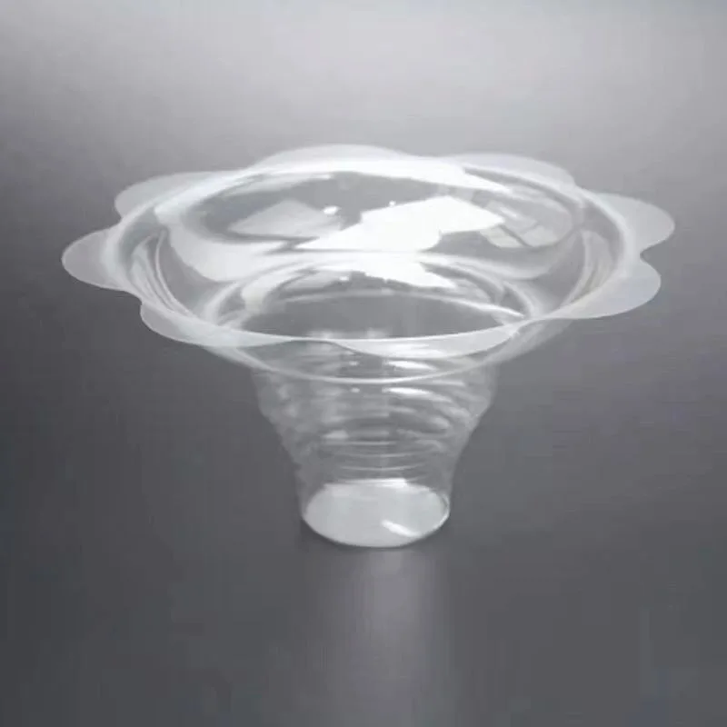 100 Pcs Snow Cone Disposable Yogurt Cup Ice Cream Water Cups Dessert Containers Iced Food Bowl Shaved