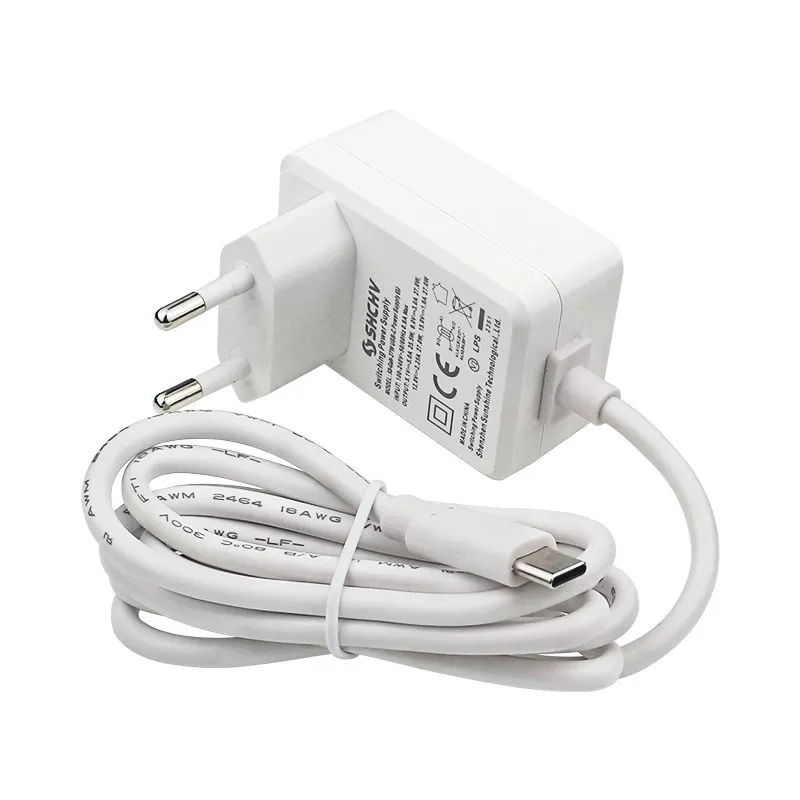 Raspberry Pi 5 PD 27W Power Supply 5.1V 5A USB Type C Power Adapter for EU US UK