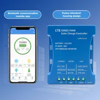 Contrôleur de charge solaire Y&H 20A 30A avec régulateur Bluetooth 12V/24V intelligent PWM pour batteries au plomb, LiFePO4, lithium 4