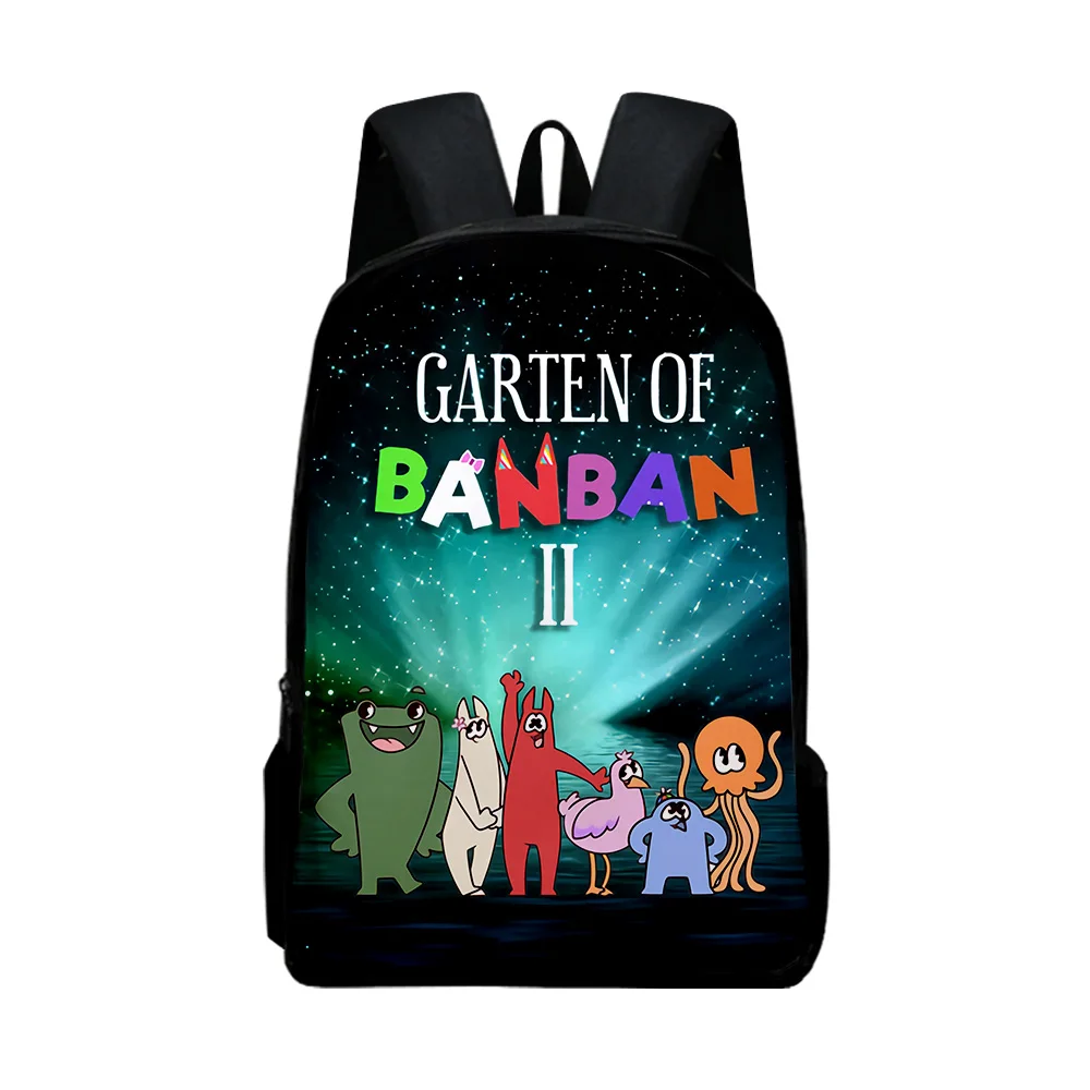 

Popular Trendy Garten of Banban Notebook Backpacks pupil School Bags 3D Print Oxford Waterproof Boys/Girls Laptop Backpacks