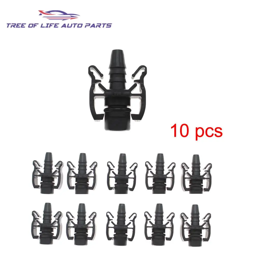 Water Hose Fitting 1/2/5/8/10 Auto Water Kettle Tank Straight Connect Connector for Peugeot Citroen Car Plastic