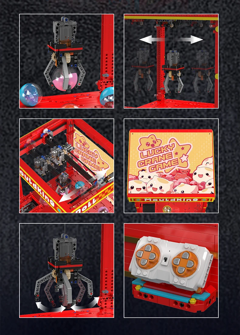 Máquina pinza en ladrillos Control remoto