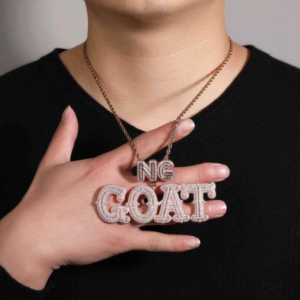 Iced Out Custom Name Pendants 2025