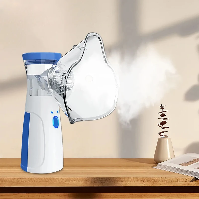 Medical Silent Mesh Nebulizer Mini Humidifier Asthma Inhaler Portable Adult Children Atomizer Baby Breathing Home Health Care mesh nebulizer medical nebulizer asthma inhaler spacer