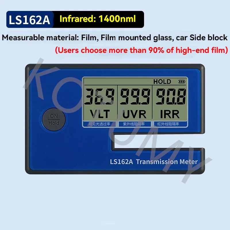 Labs Tint Meter Digital Tint Solar Film Car Transmission Meter 3-in-1 Solar Film Meter VLT UV IR Rejection Tester Dropship LS162 4