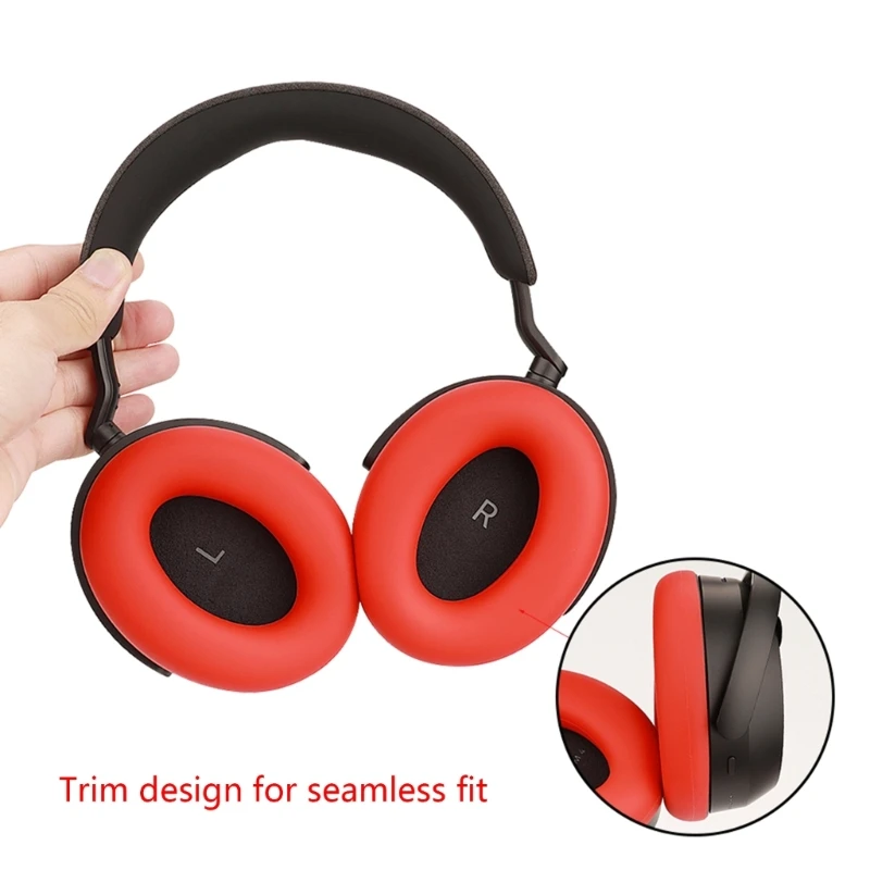 

Stylish Silicone Earbud Ear Pads Cover Skin Protectors For Sennheiser MOMENTUM 4 Headphones Sweat Resistant Sleeves