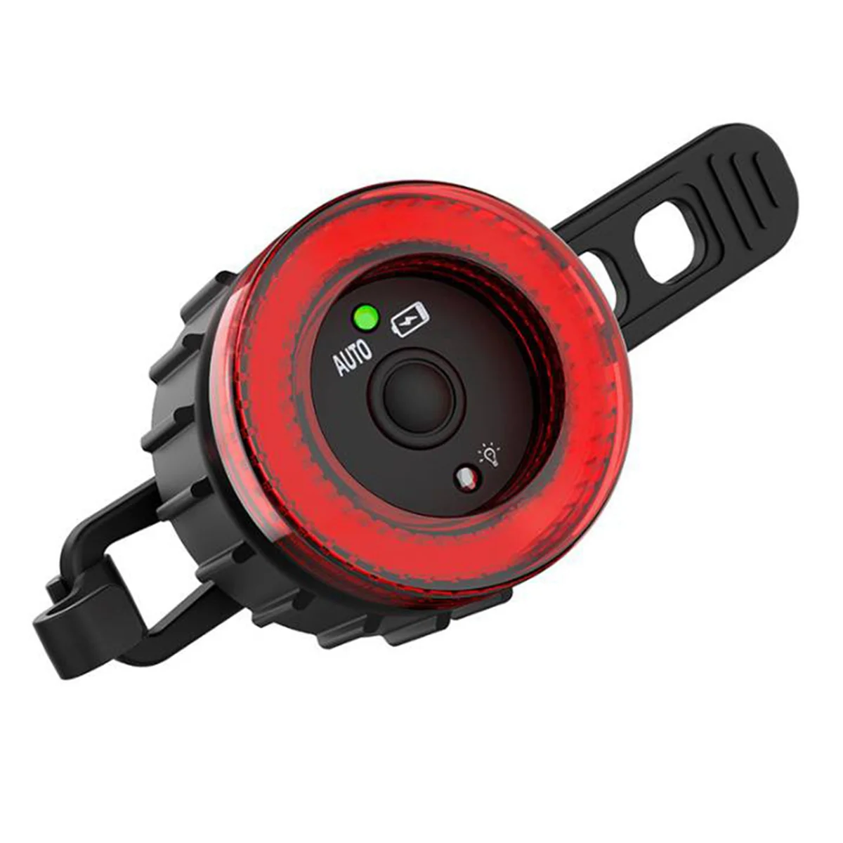 BAAU 2X Bicycle Smart Brake Tail Light LED Charging Cycling Taillight Bike Rear Light Warn Bicycle Taillight