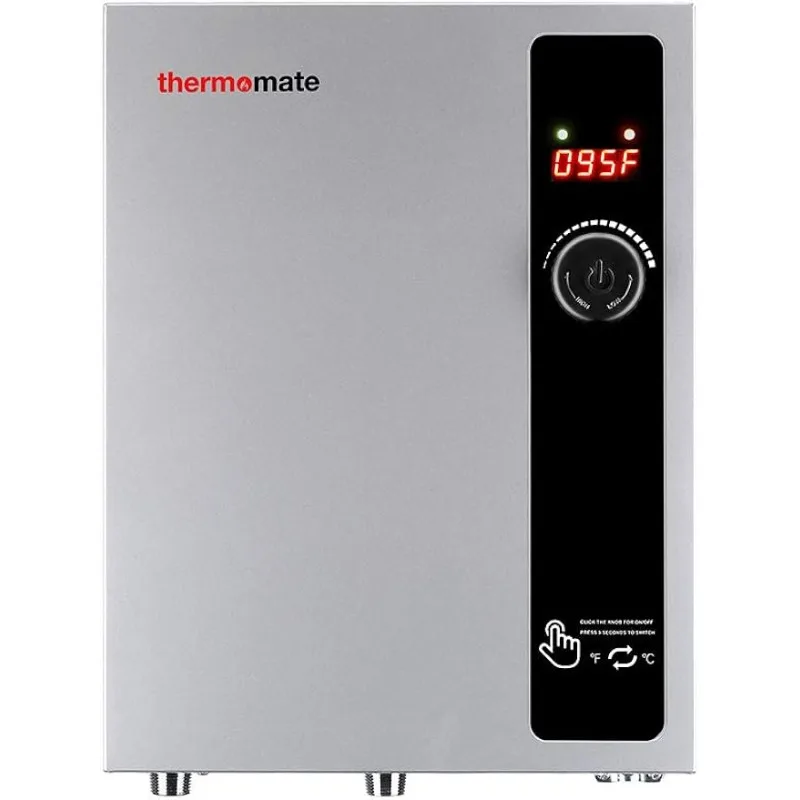 

Tankless Water Heater Electric 18kW 240 Volt Instant Endless Hot Water Heater, Digital Temperature Display Easy Installation