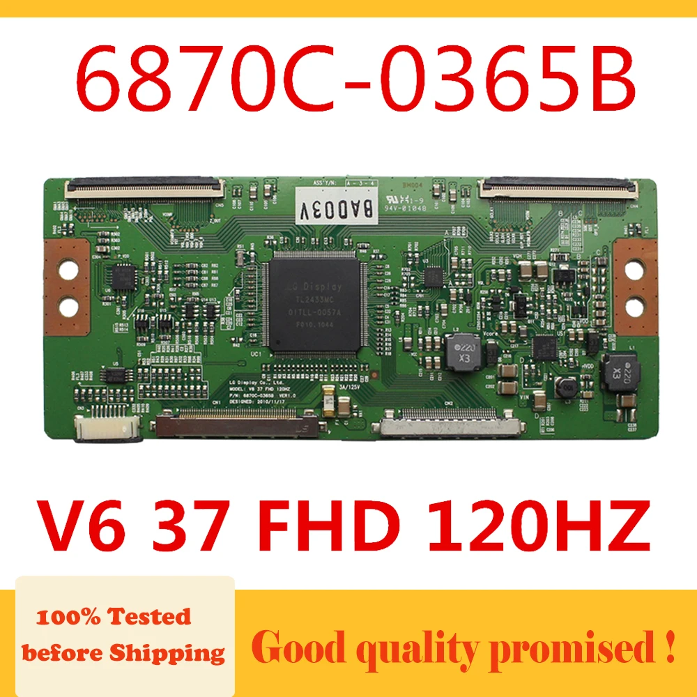 

Оригинальная материнская плата 6870C-0365B V6 37 FHD 120 Гц ДЛЯ ЗАМЕНЫ телевизора, Tcon карта 6870C 0365B, бесплатная доставка
