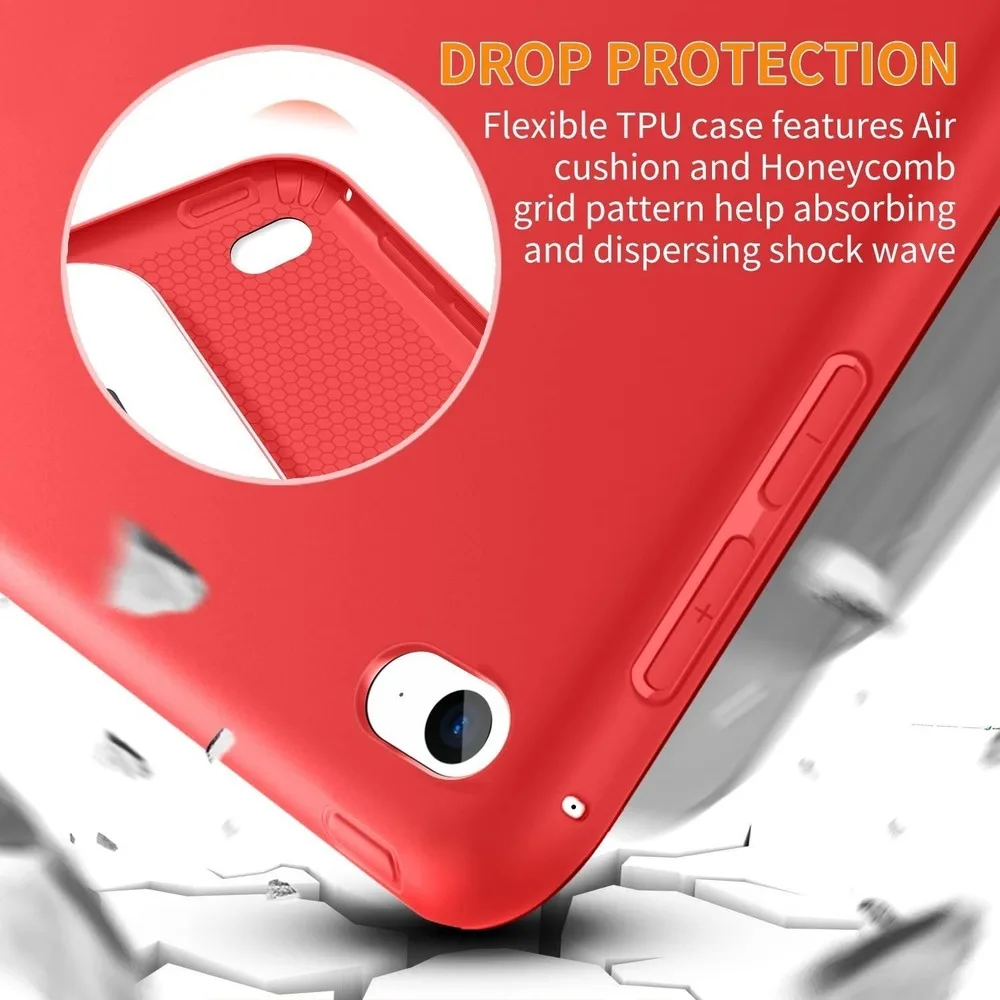 Capa para Ipad Pro 9.7 A1673 A1674 A1675 10.2 para Ipad 9ª Geração 2023 Ipad 8ª Ipad Air 9.7 Air 10.5 Capa Magnética Fosca Macia com Suporte para Despertar Hibernar - Imagem 3