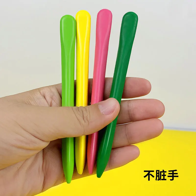 24 Colors Gift Non Dirty Hand Washable Earlyeducation Tools Wax Pencil Marker Oil Painting Stick Colored Crayon