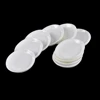 10Pcs/set Durable Mini Food White Dishes Tableware Miniature Doll House Accessories Dollhouse Trays Plates Doll Kitchen Toys 1
