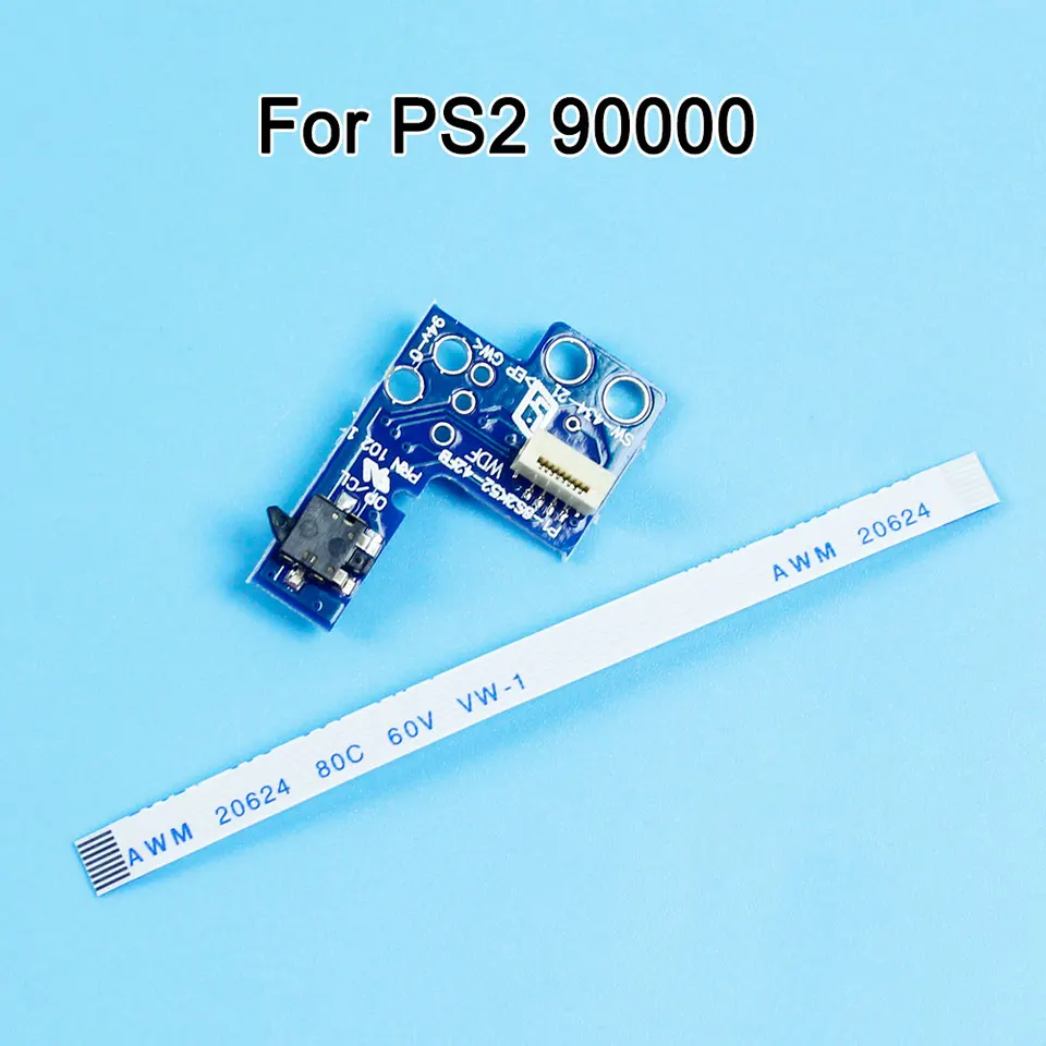 PlayStation 2 Ersatzteil Innenleben Power Switch Platine Für PS2 Slim – Ein/Aus & Reset Schalter Für SCPH-70004/75004 Ps2 Controller Kabellos