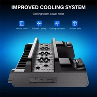 Stand Fan For Support Sony Play Station PS4 Pro Slim Console Playstation PS 4 Game Controller Cooler Accessories Cooling Control - Image 2