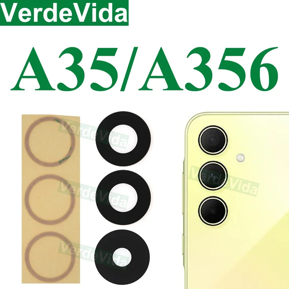 10-Pack Replacement Back Camera Glass Lens with Adhesive Stickers
