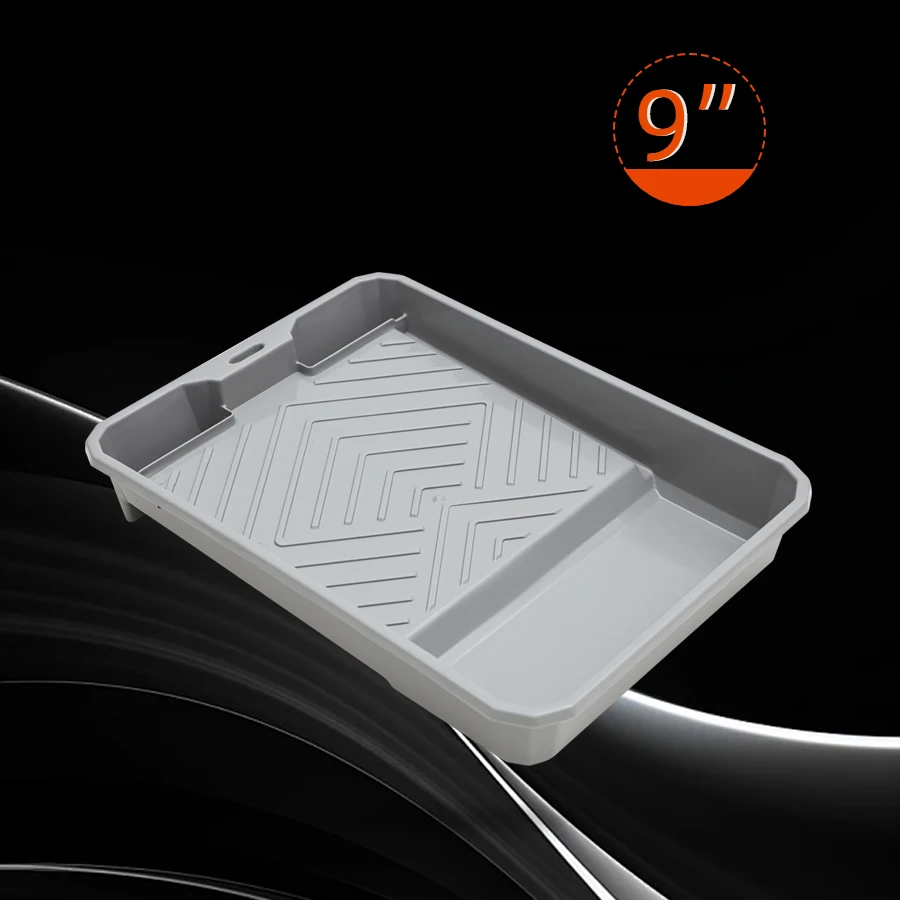 9 Inch Grey Indoor/Outdoor Painting Palette and Paints; Perfect Gift for Artists and Crafters - 5