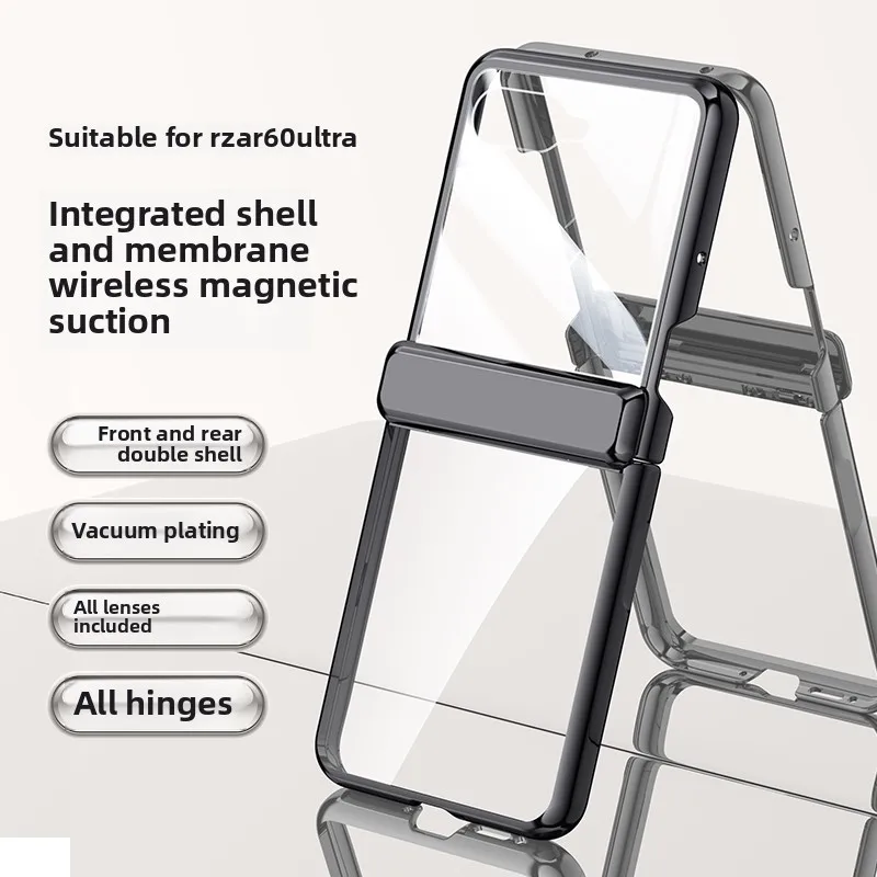 Luxury Transparent 360° Full Cover Case with MagSafe
