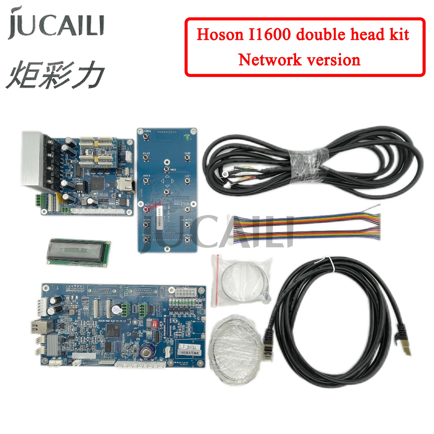 

Двойная плата Jucaili Hoson для Epson I1600, для экорастворителя/водной основы/УФ-принтера, сетевая версия