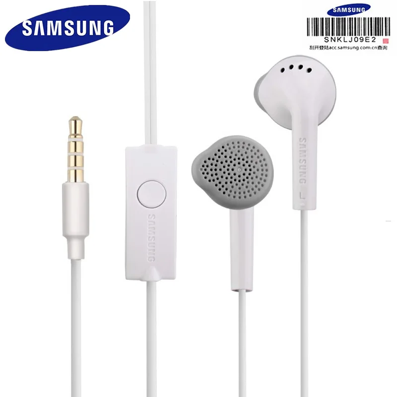Оригинални слушалки Samsung S5830 3.5MM кабелни слушалки за поставяне в ухото с микрофон за смартфони Galaxy A12 A32 A52 S6 S7 S8 9 10 A50