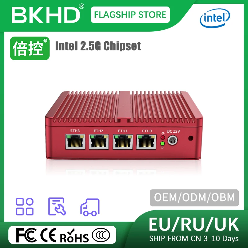 

Мини-ПК Pfsense G30, 4 Lan, J4125, без вентилятора