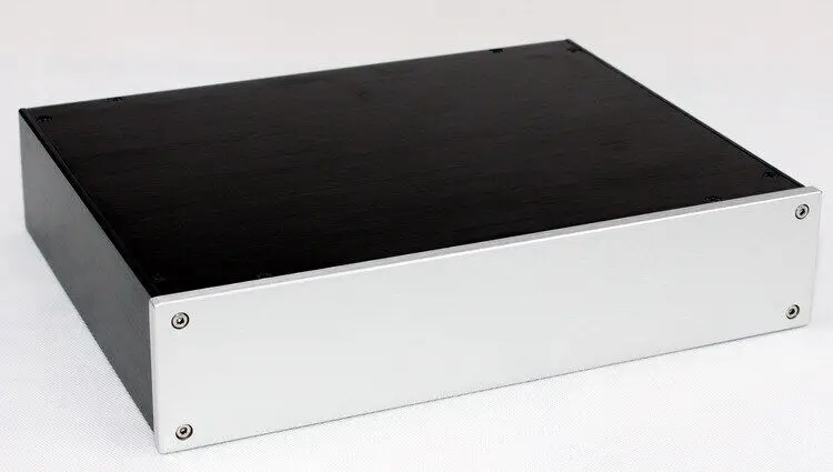 

Профессиональное шасси для аудио студии DAC усилитель Чехол DIY HiFi Серебряная коробка