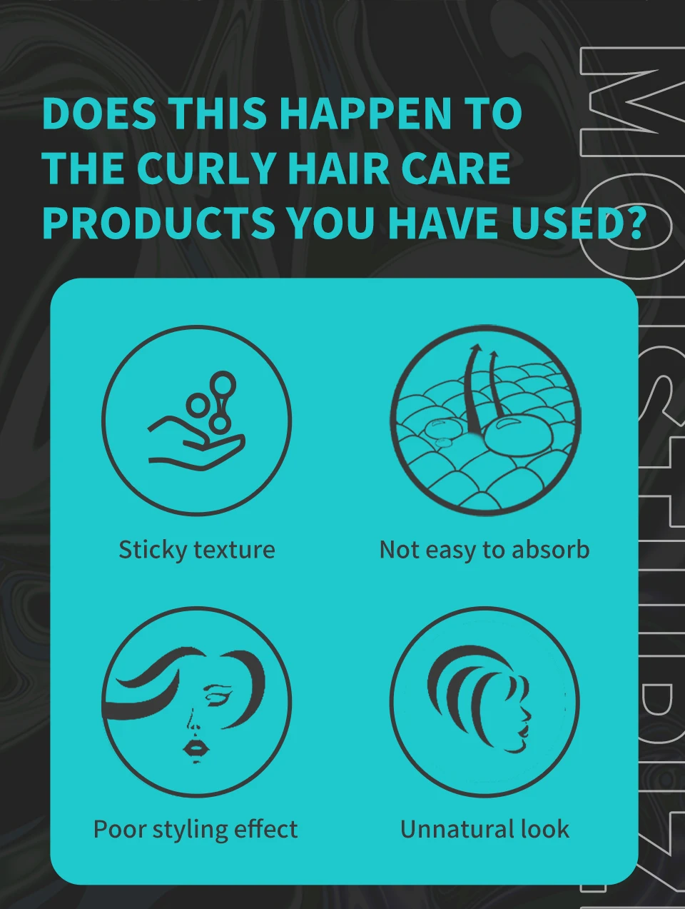 Description Picture 2 of itemCurly Hair Care Styling Products Hair Moisturizing Spray Agent Natural Curl Boost Hair Bounce Styling Enhancing Hair Care Rizos
