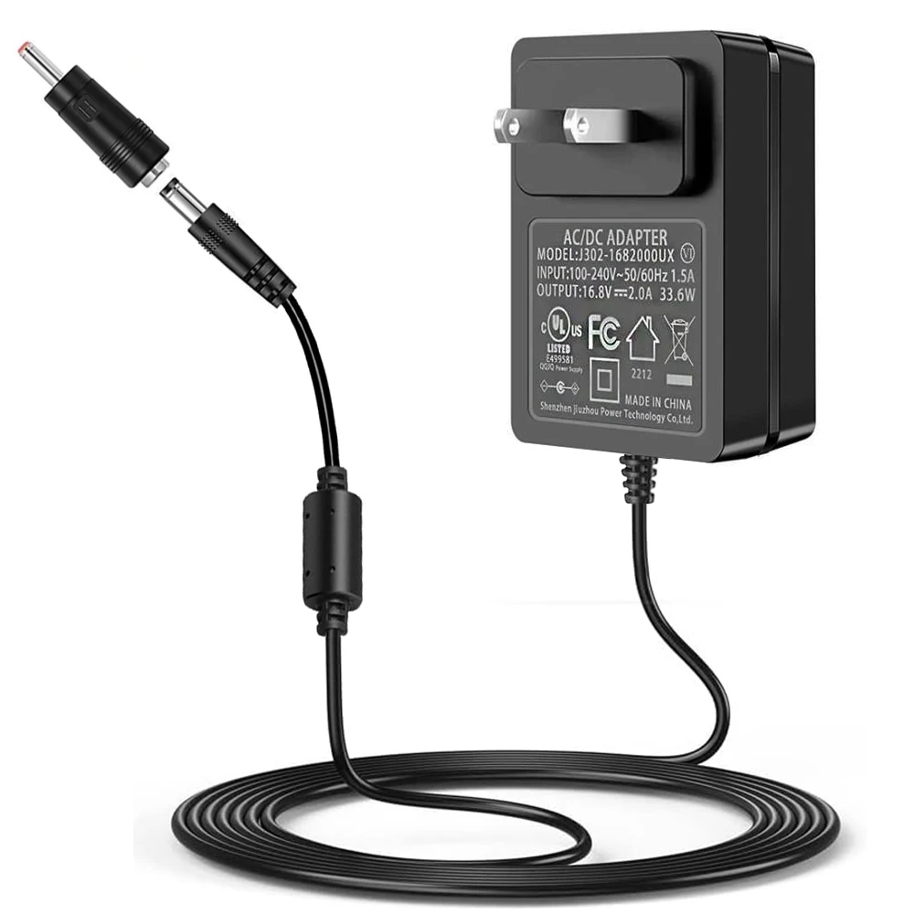 Adattatore Di Alimentazione 16.8V 2A 1A Per Pistola Da Massaggio, Life Pro Sonic,Sonic Mini, Sonic Pro,Fusion X,Sonic Pro Massaggio A Percussione Port