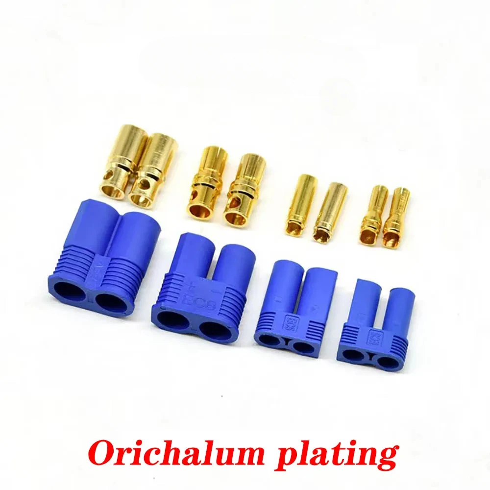 Lot 5 Paires Connecteurs Batterie RC EC2/EC3/EC5/EC6/EC8 - Mâle Femelle