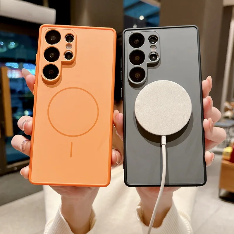 Enhanced Magnetic TPU Phone Case with PC Cover