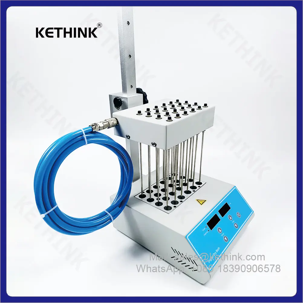KETHINK KT-ND200-2 소형 질소 압력 실험실 질소 송풍기 기계, 0.1Mpa 독립 블록 2 개
