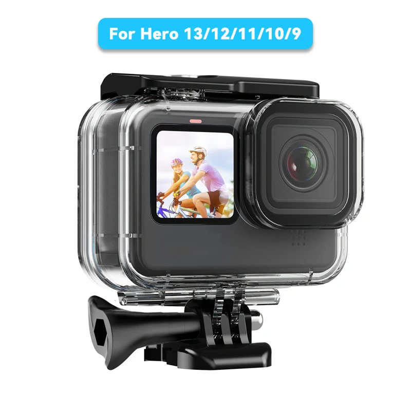 Boîtier étanche 60M pour GoPro Hero 13 12 11 10 9 - Accessoire plongée