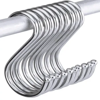 Kitchen Clothes S-shape Hook Stainless Portable Pants Hook For Home