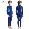 Children's Neoprene Wetsuit One-piece Long Sleeve Diving Suit Proof Sunscreen Surfing Swimming Boy Snorkeling Swimsuit snorkelin 3